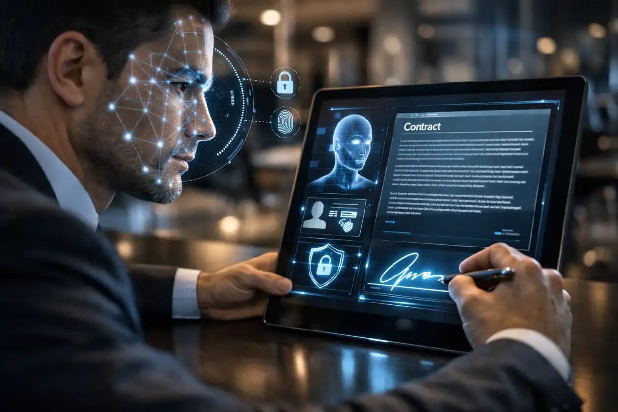 Assinaturas Eletrônicas e Biometria: Como Comprovar a Autenticidade de um Contrato Digital